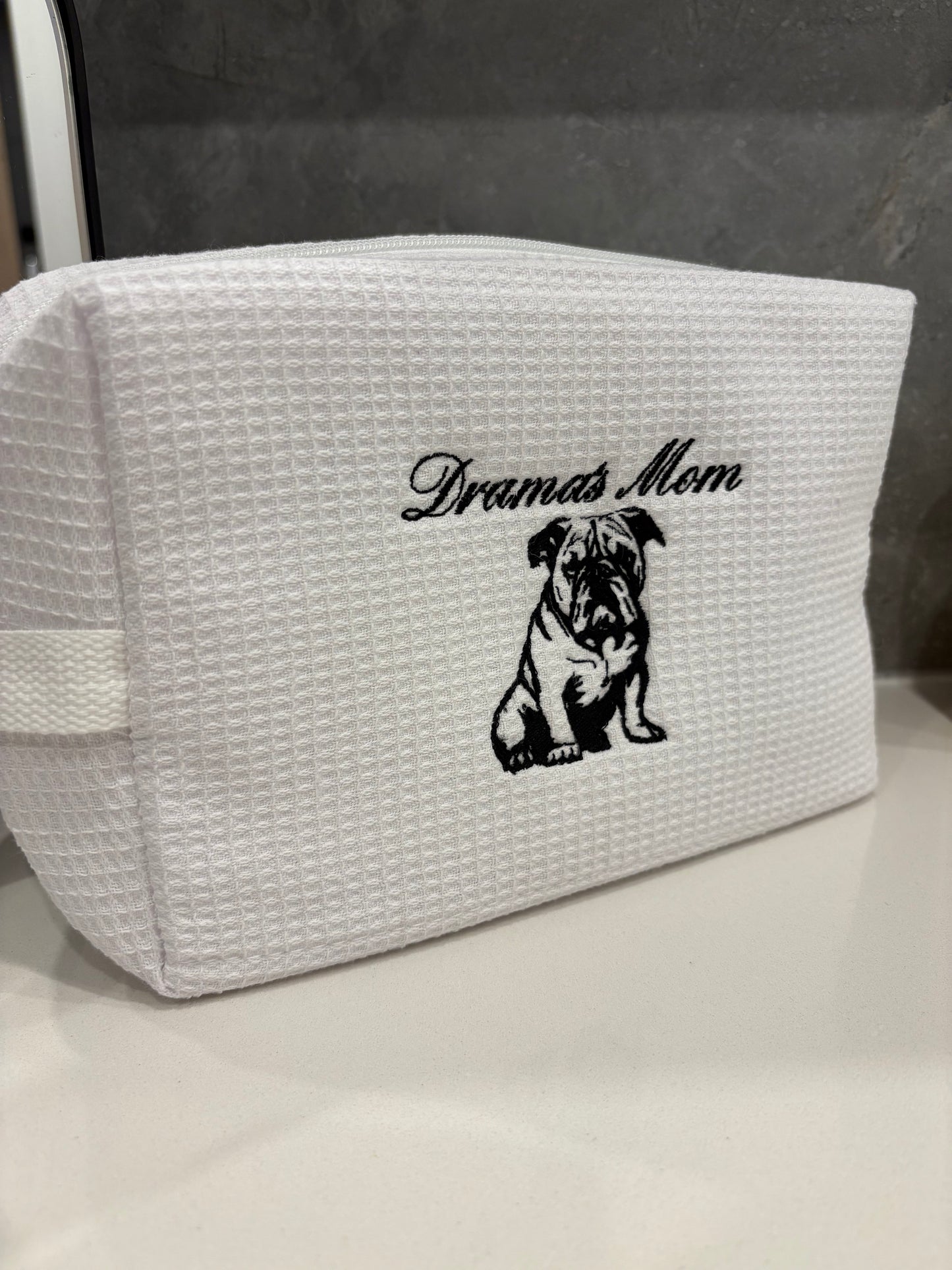 custom dog cosmetic bag