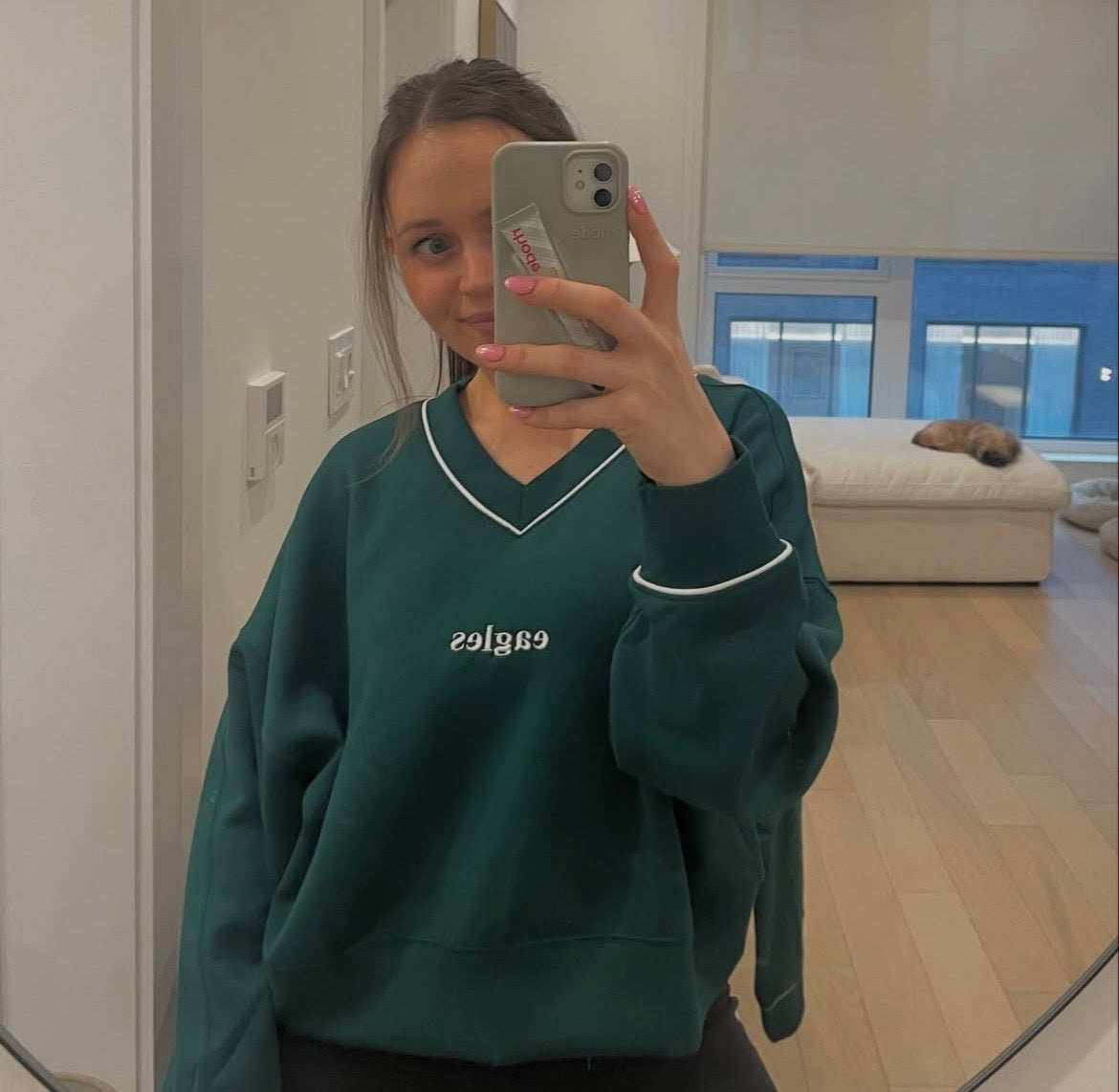 eagles crewneck