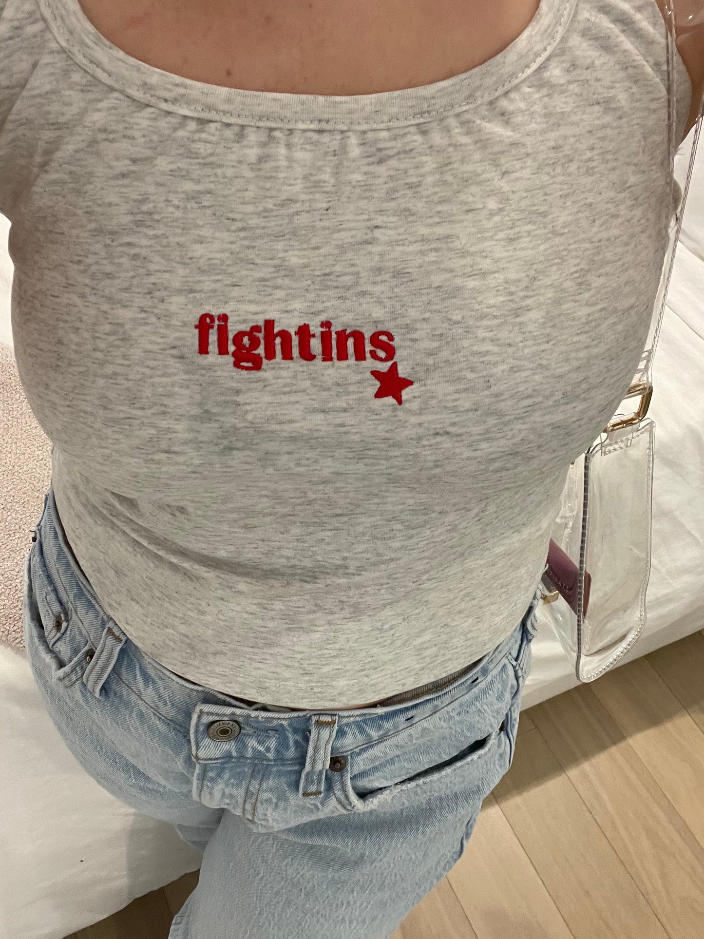 fightins halter tie top