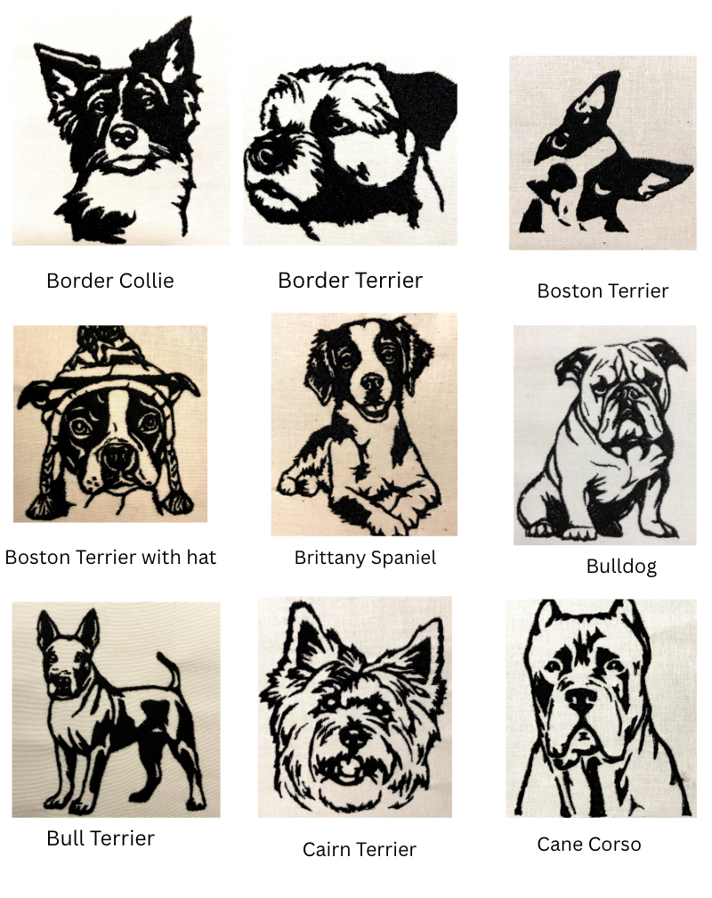 custom dog cosmetic bag