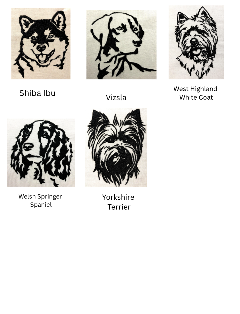 custom dog cosmetic bag
