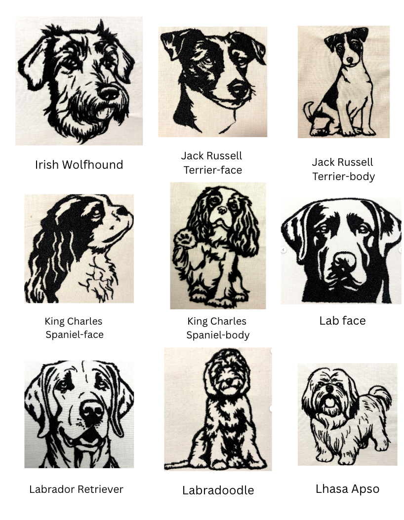 custom dog cosmetic bag