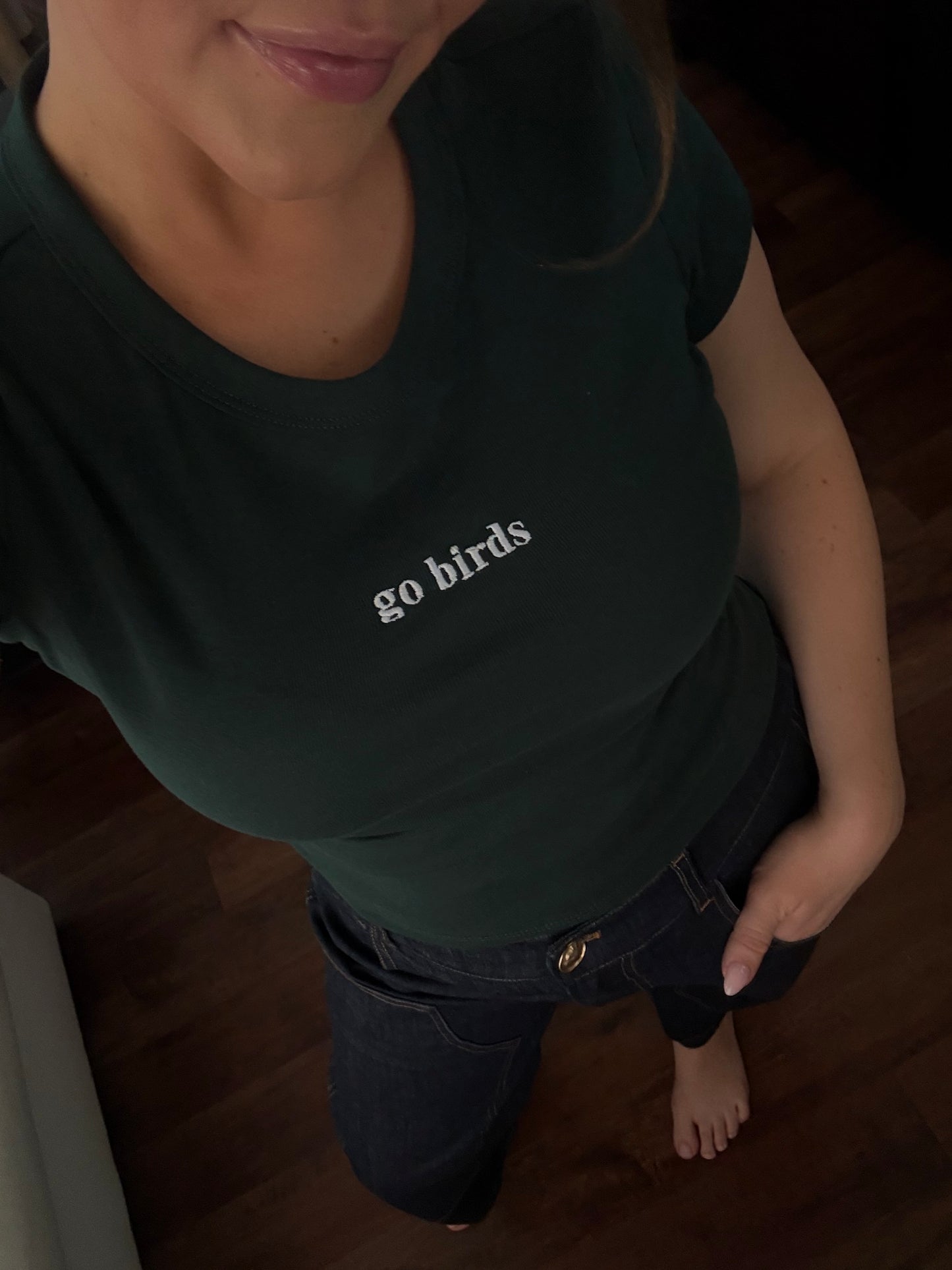 go birds baby tee