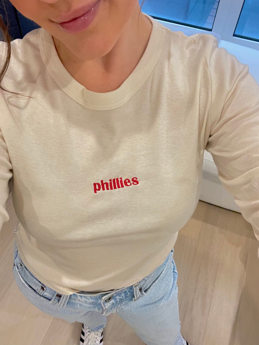 phillies long sleeve shirt