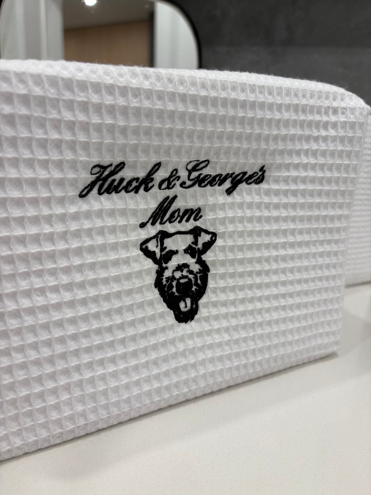 custom dog cosmetic bag