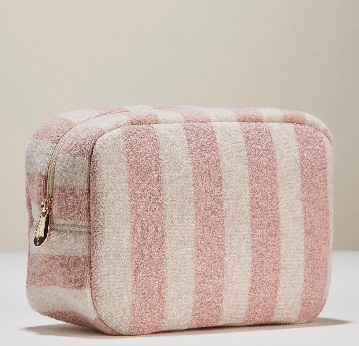terry cloth custom cosmetic bag