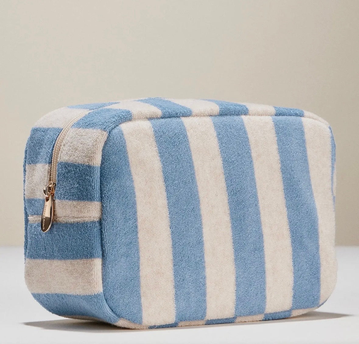 terry cloth custom cosmetic bag
