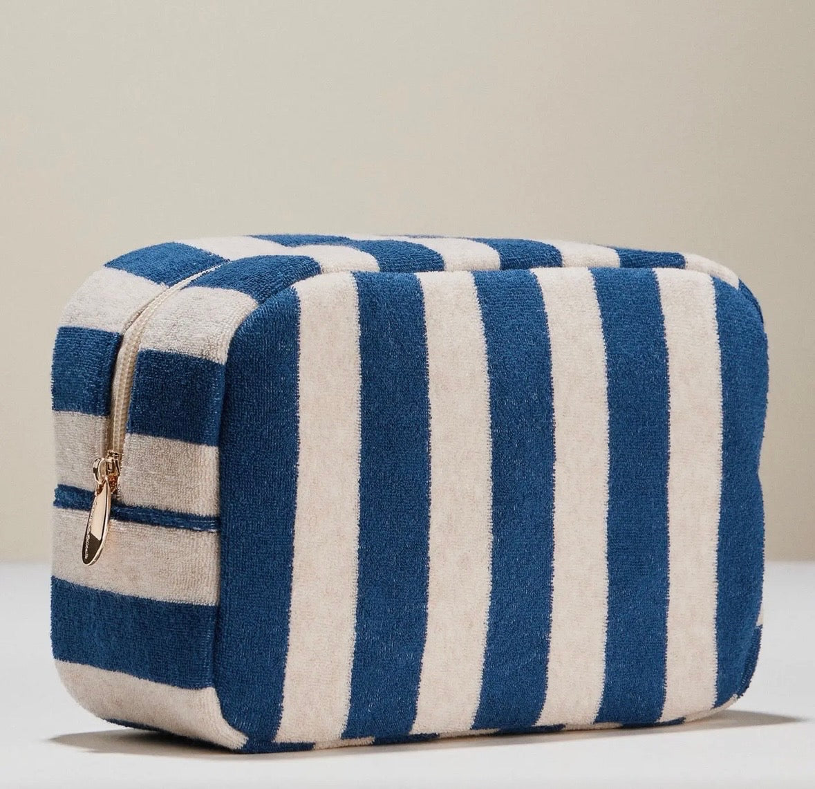 terry cloth custom cosmetic bag